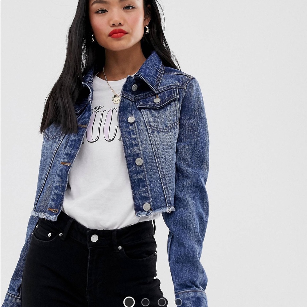 Brave Soul Cropped Denim Jacket